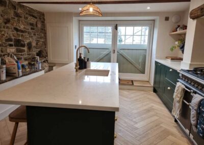 Conversion of Garage to Kitchen in Little Padfield